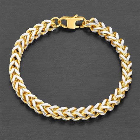 square box chain bracelet